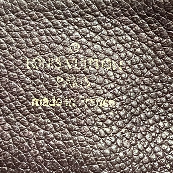 Louis Vuitton Empreinte Leather Bag Purple Audacieuse Suede Purse Authentic - Picture 5 of 16